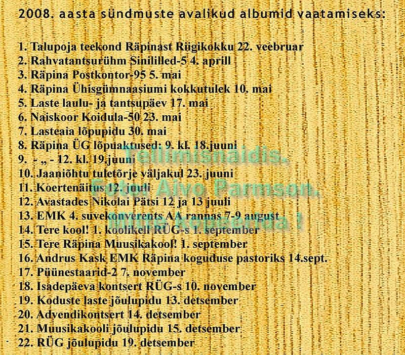 2008. aasta sündmuste avapilt