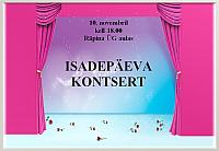 Isadepäeva kontserdi reklaam